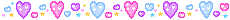 sparkly rose divider